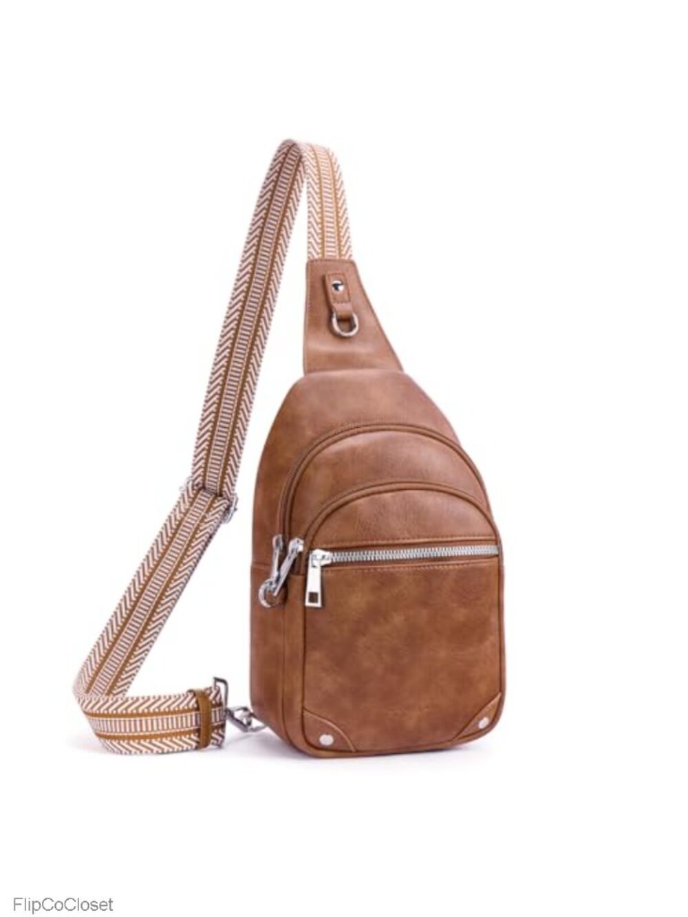 Anti Theft Crossbody Bag RFID Vegan Leather Sling Travel Purse